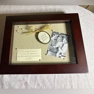 Elegant Brown Wooden Memory Box